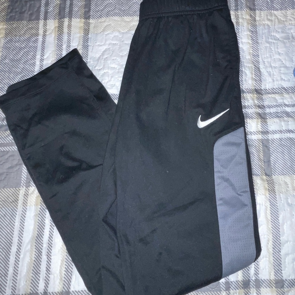 Nike Black and Gray Sports Pants